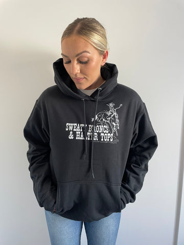 Sweaty Broncs and Halter Tops hoodie